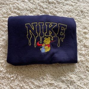 Nike Winnie the Pooh Custom Crewneck Sweater